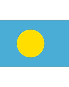 Fahne: Palau