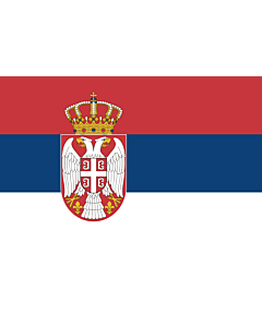 Fahne: Serbien