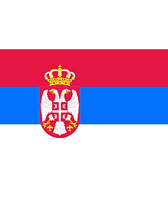 Fahne: Serbien