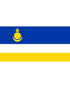 Fahne: Buryatia