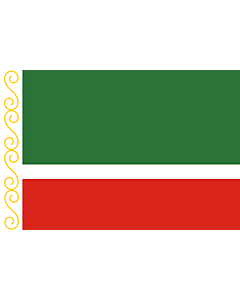 Fahne: Tschetschenien (Tschetschenische Republik)