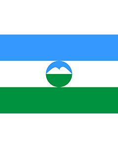 Fahne: Kabardino-Balkarien