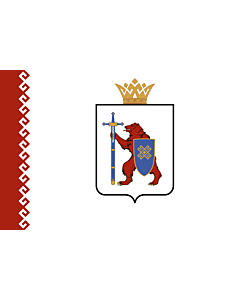 Fahne: Republik Mari El