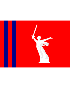 Fahne: Oblast Wolgograd