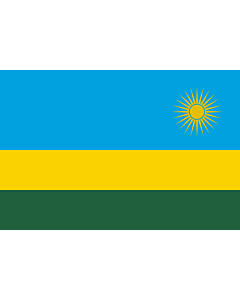 Fahne: Ruanda