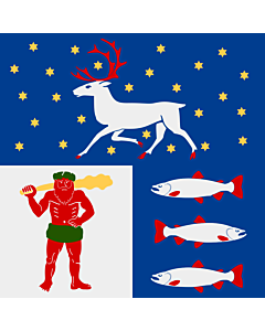 Fahne: Västerbotten