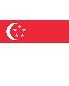 Fahne: Singapur