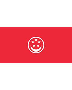 Fahne: Civil Ensign of Singapore