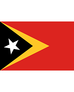 Fahne: Osttimor (Timor-Leste)