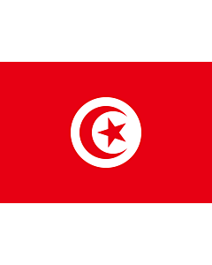 Fahne: Tunesien