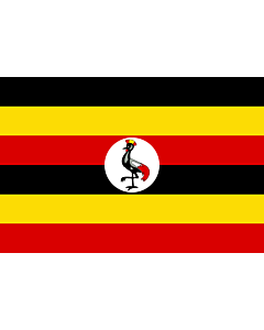Fahne: Uganda