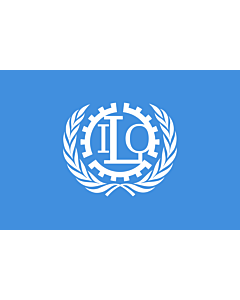 Fahne: Internationale Arbeitsorganisation
