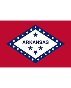 Fahne: Arkansas