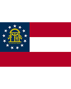 Fahne: Georgia