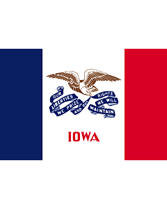 Fahne: Iowa