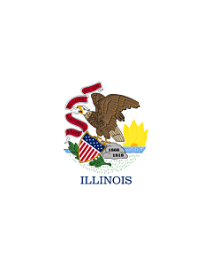 Fahne: Illinois