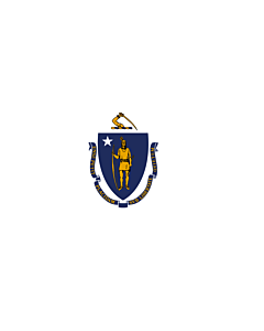 Fahne: Massachusetts