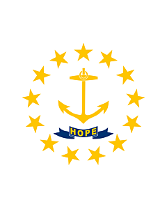 Fahne: Rhode Island