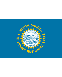 Fahne: South Dakota