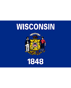 Fahne: Wisconsin