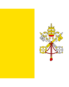 Fahne: Vatikanstadt