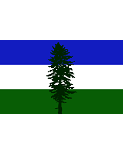 Fahne: Cascadia | Cascadia, based on en Image Cascadian flag