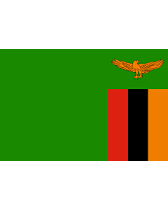 Fahne: Sambia