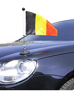 magnetisch haftender Autofahnen-Ständer Diplomat-1.30 Belgien