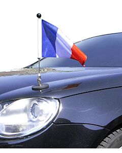  magnetisch haftender Autofahnen-Ständer Diplomat-1 Frankreich